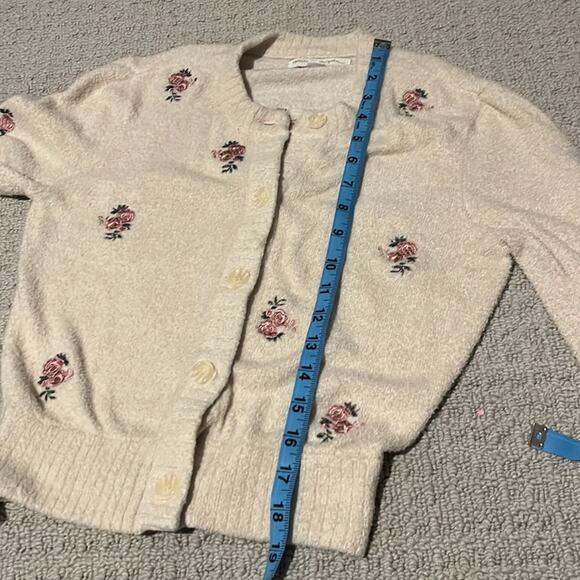 Spiritual Gangster floral fuzzy cardigan - Picture 5 of 5